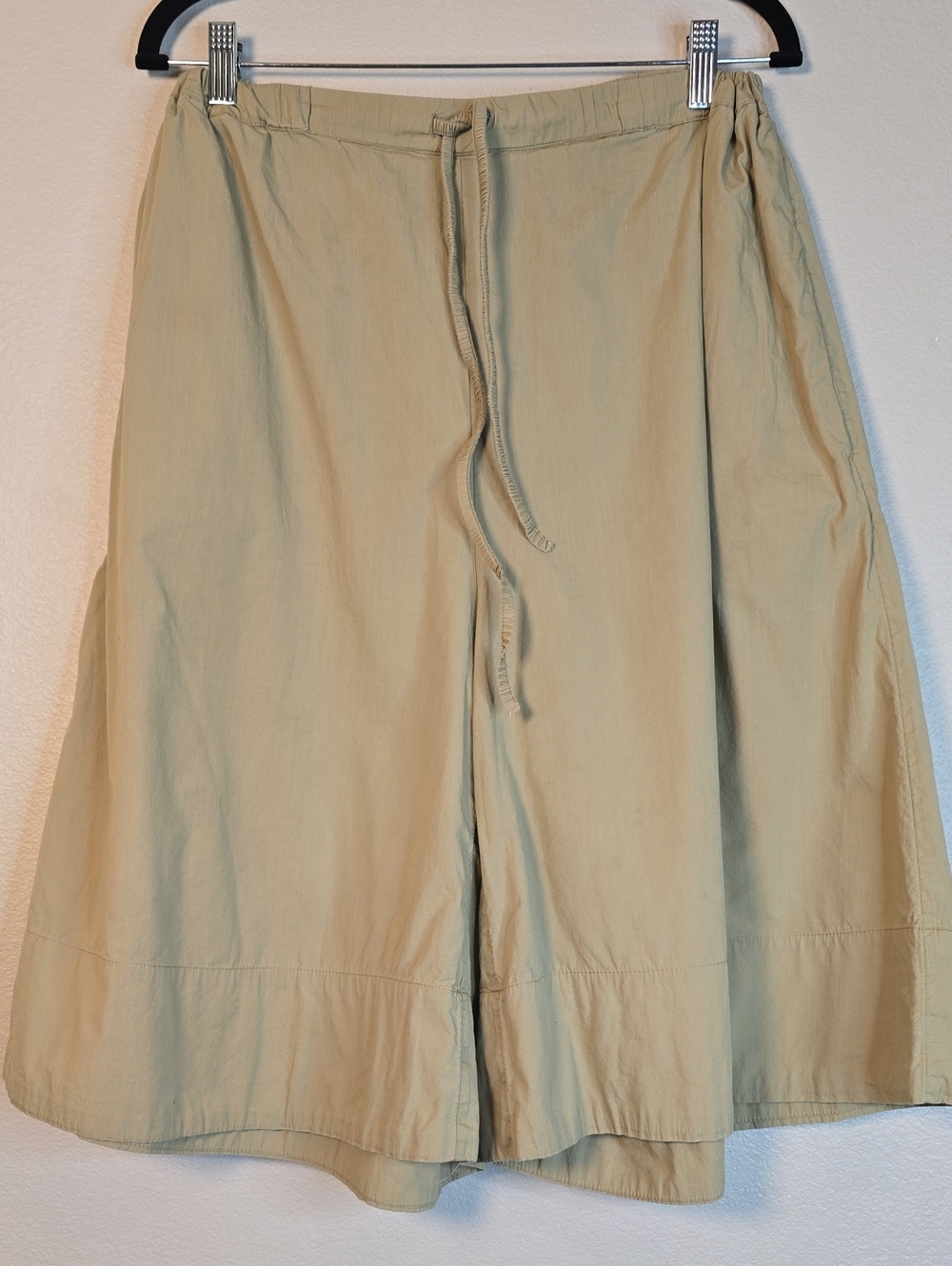 Free People Free -est Drawstring Wide Leg Bermuda  Shorts Culottes Size M